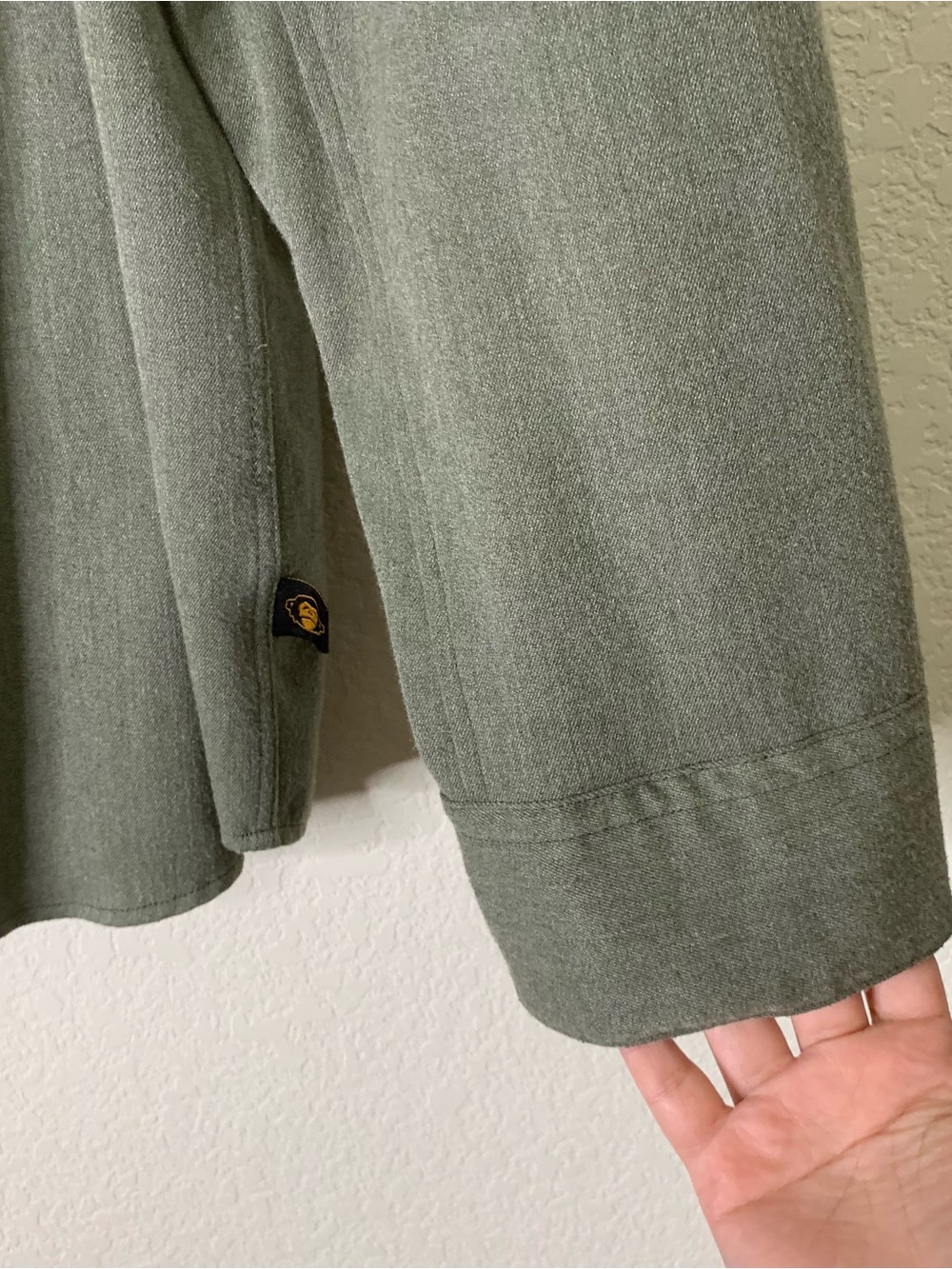 Howler bros mean gray stockman long sleeve snap shirt XL - Picture 3 of 7